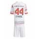 Maillot de foot Bayern Munich Josip Stanisic #44 Extérieur vêtements enfant 2025-26 Manches Courtes (+ pantalon court)